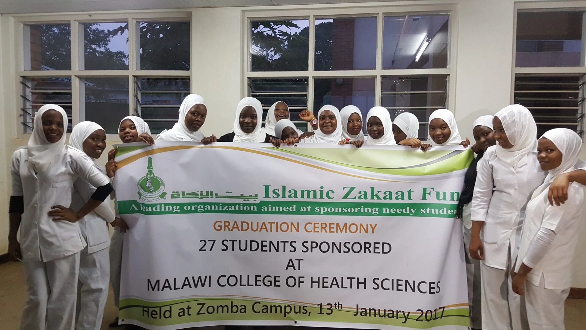 Sponsored graduates at Malawi College of Health Sciences